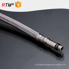 J17 3 stainless steel braided tube ss304 wire braided teflon bellows wire braided metal corrugated hose